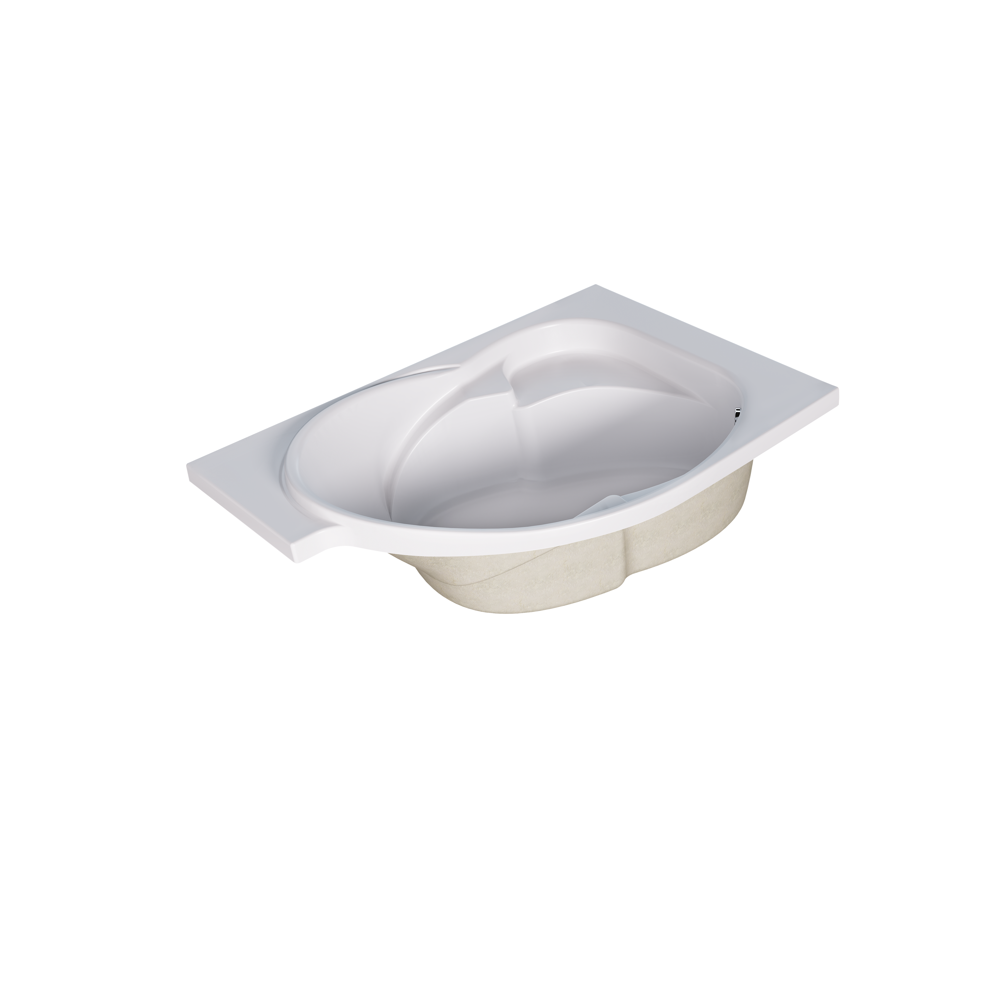 Ванна ЭРГОНОМИКА/ERGONOMIKA 1750-1580х1100 R МГ