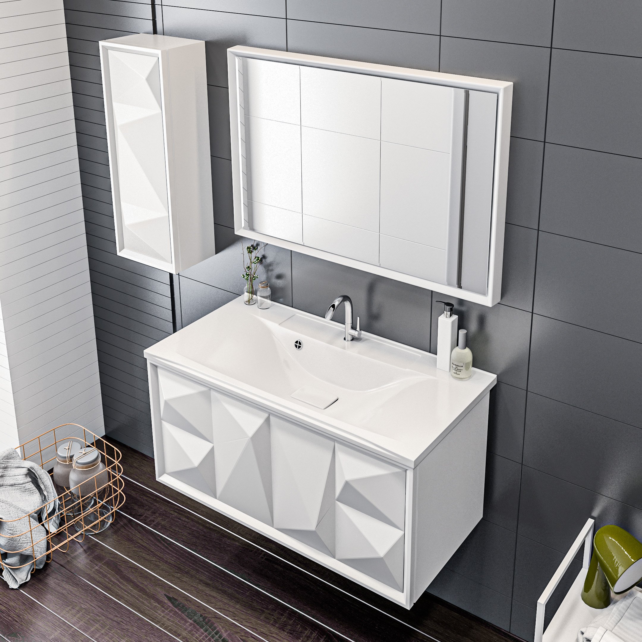 Купить Пенал РОМБ/Romb 30П 1д. White L