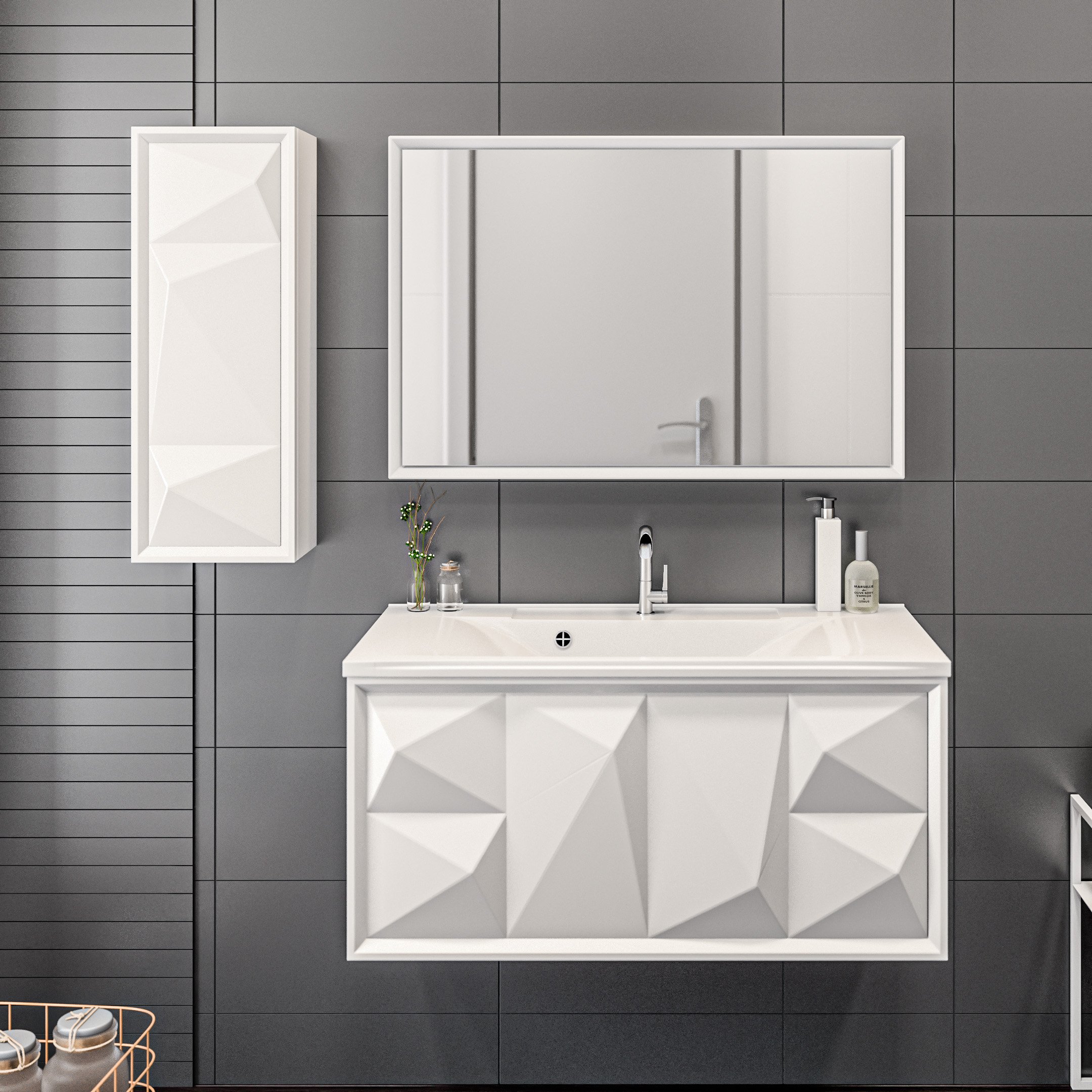 Купить Пенал РОМБ/Romb 30П 1д. White L