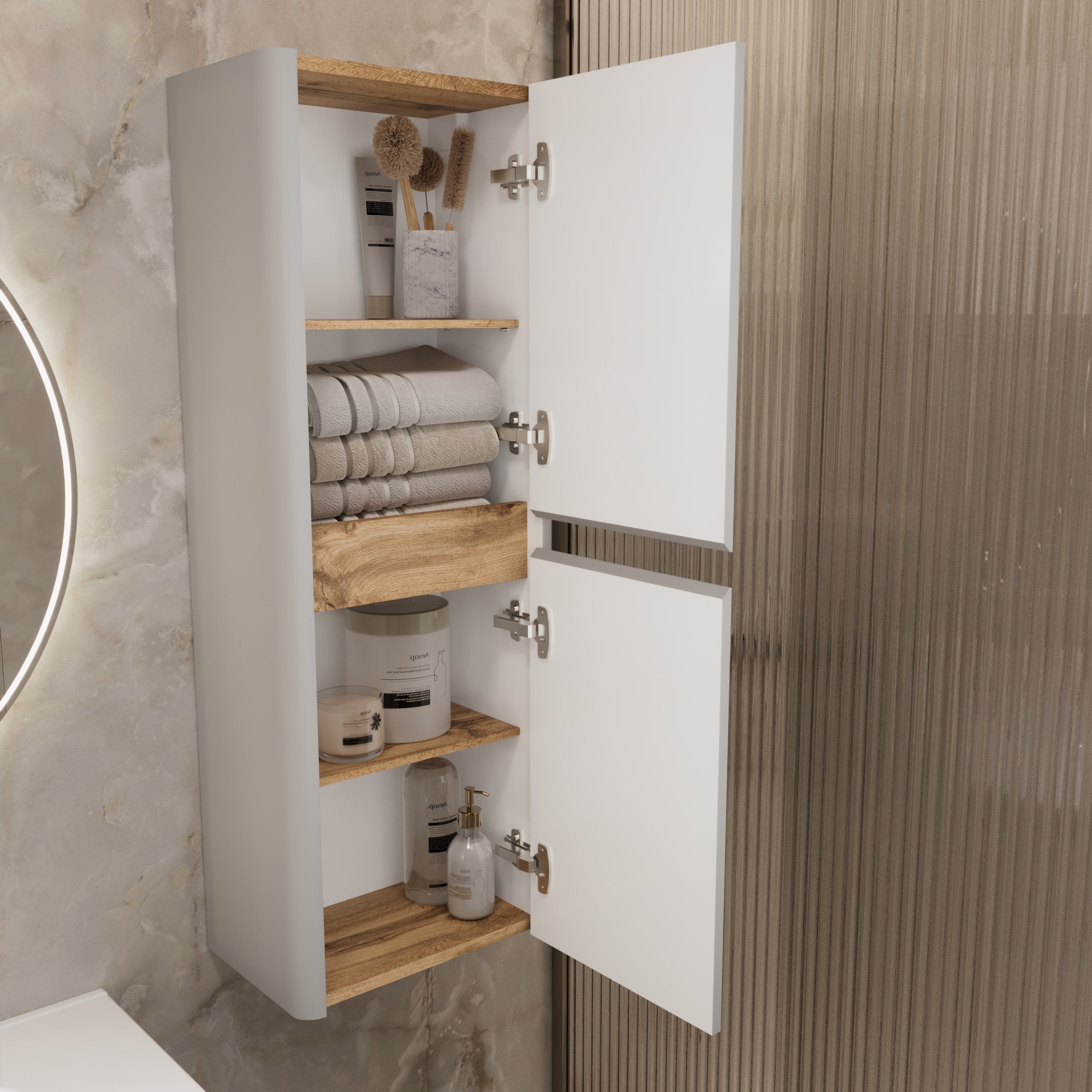 Купить Пенал МОНА/Mona 40П (400х1100х250) 2д агатовый серый