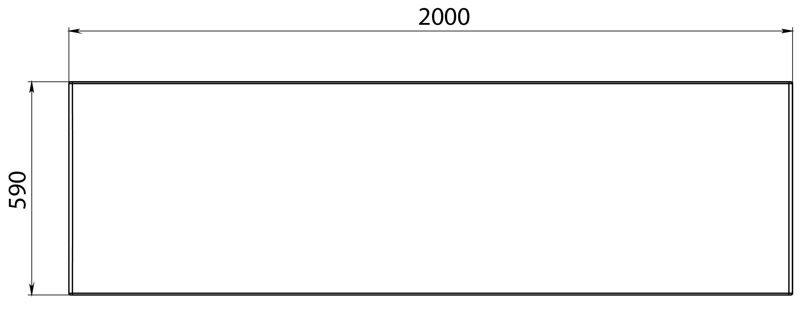 Панель ФЛЭТ/FLAT 2000 фронт МГ