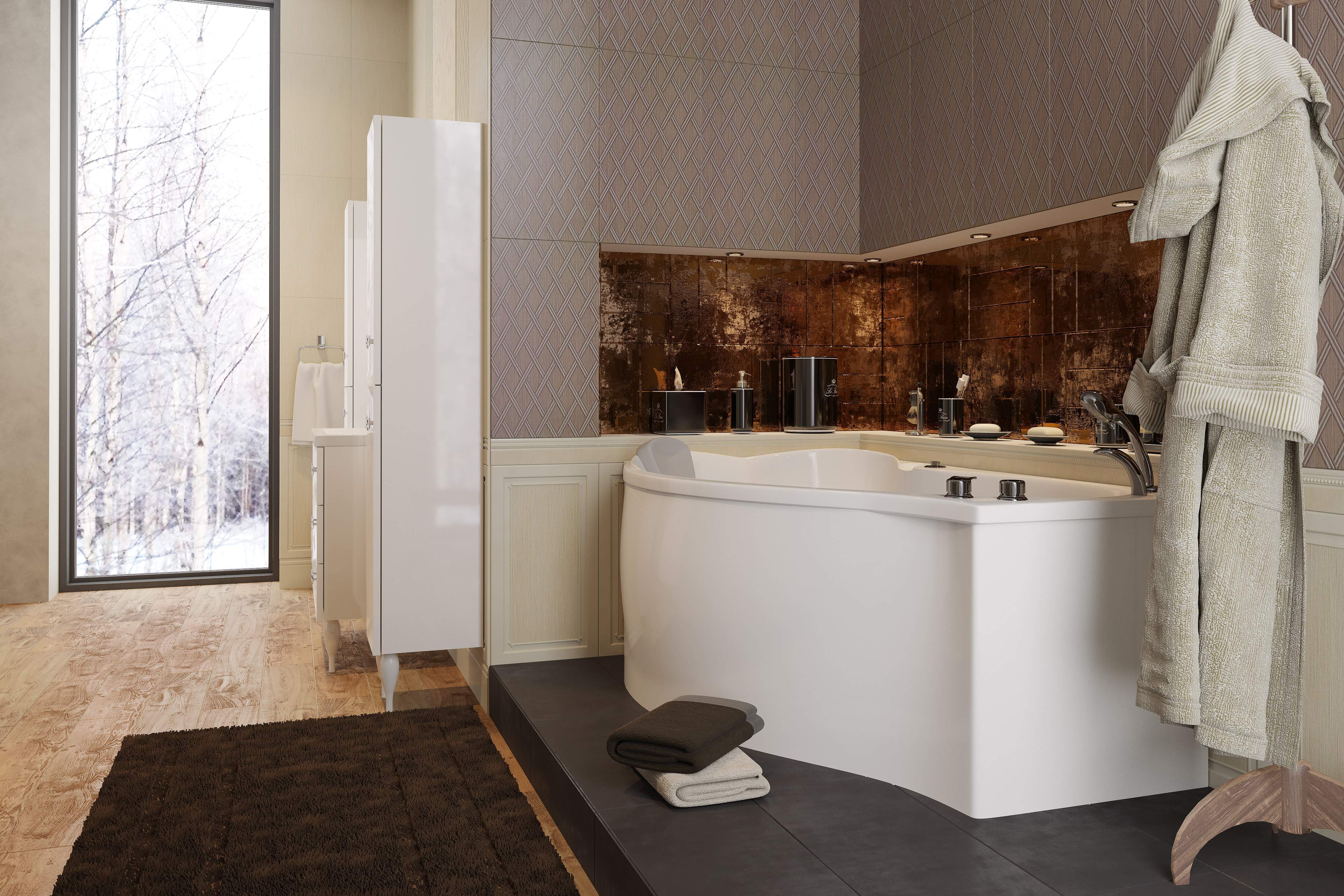 Ванна акриловая Marka One GRACIA 160x95