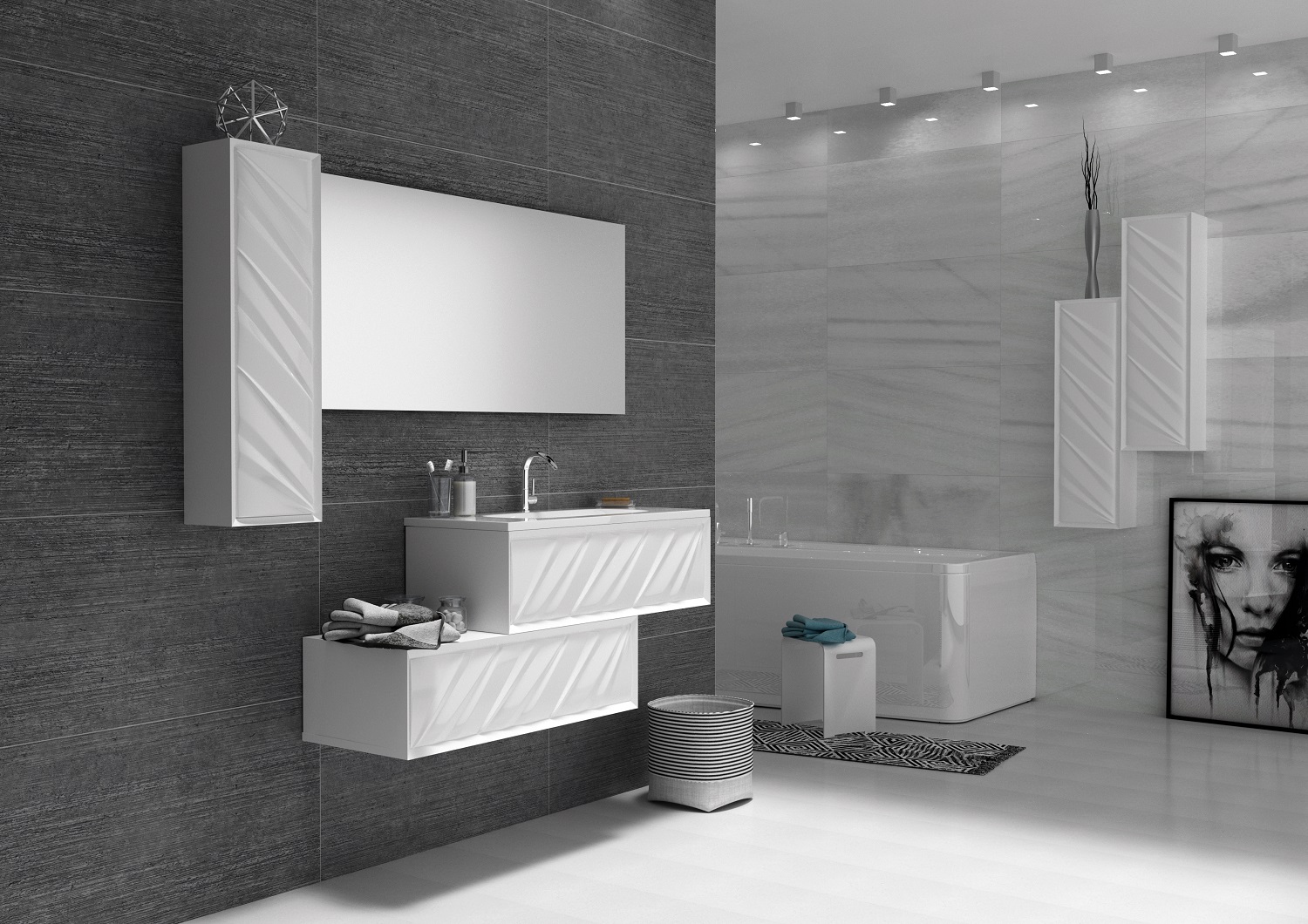 Купить Зеркало ГЛЭЙС/Glace 140*65
