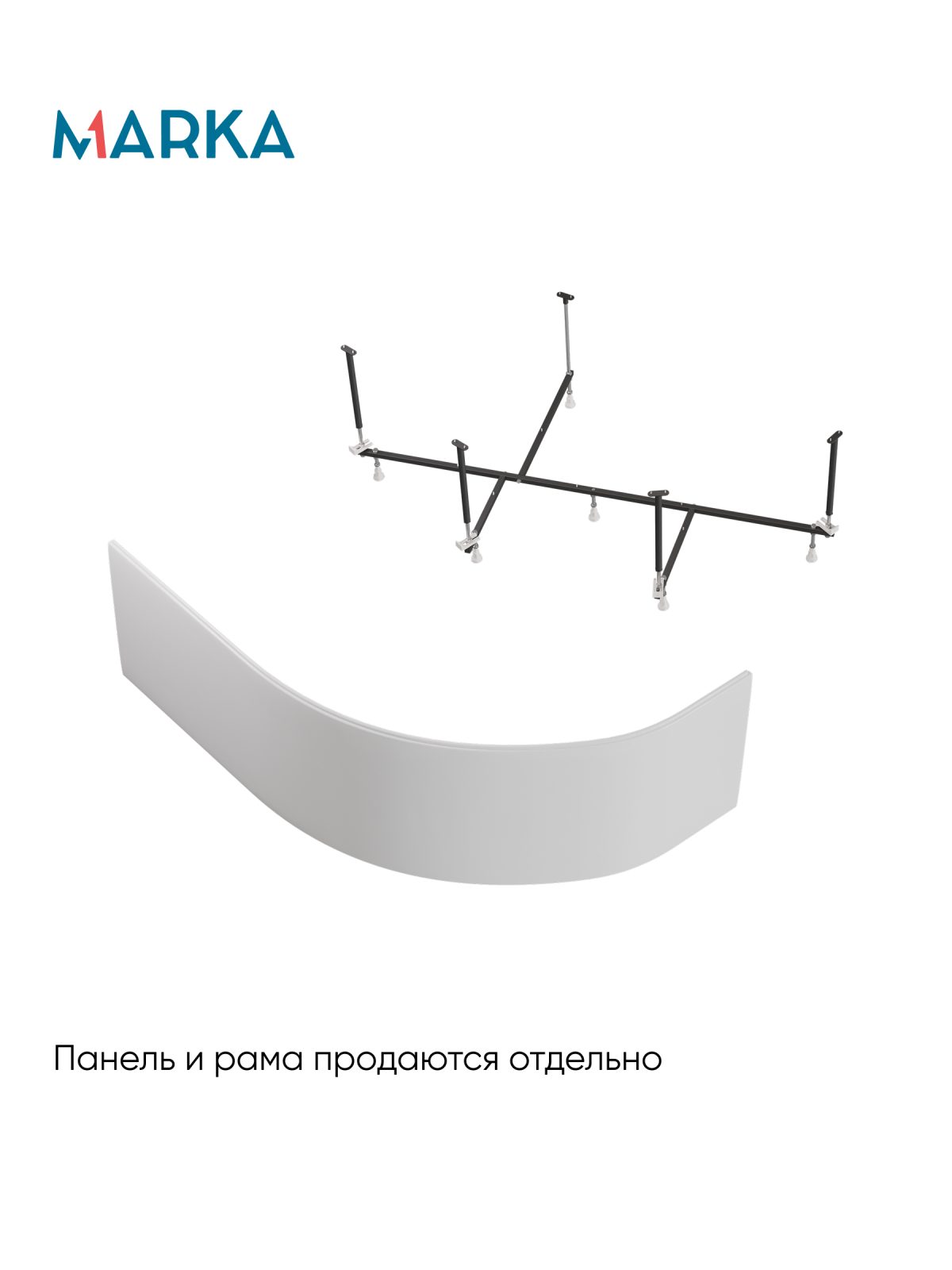 Ванна акриловая Marka One AURA 160x105