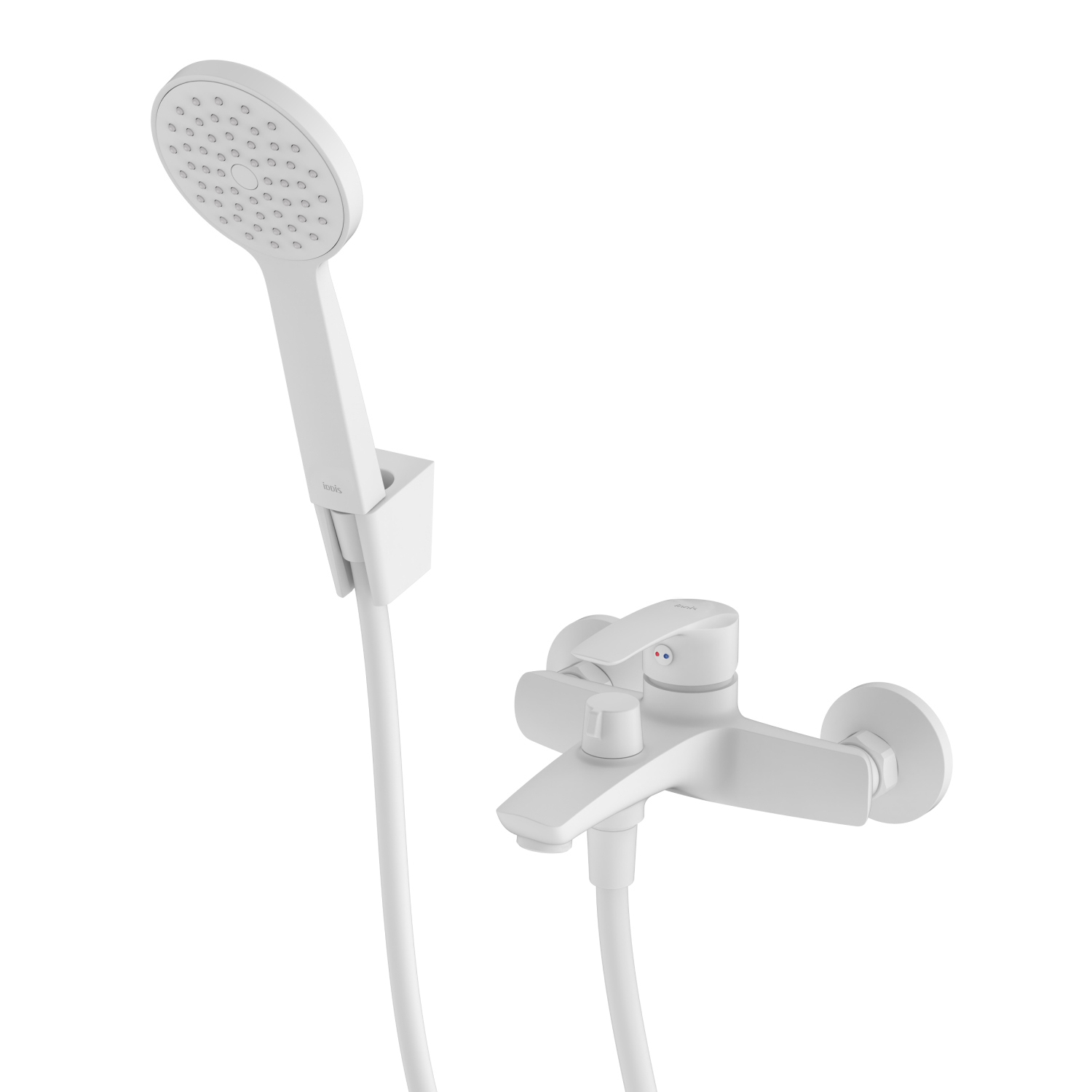 Купить Смеситель для ванны IDDIS Рэй белый RAYWT02i02