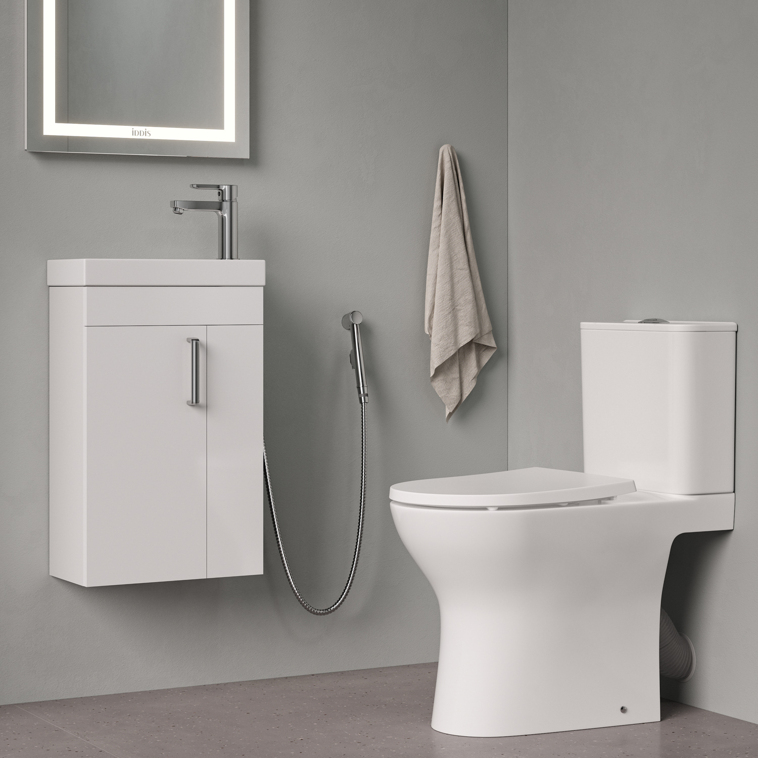Купить Смеситель для раковины IDDIS Сена с гигиенической лейкой SENSB00i08