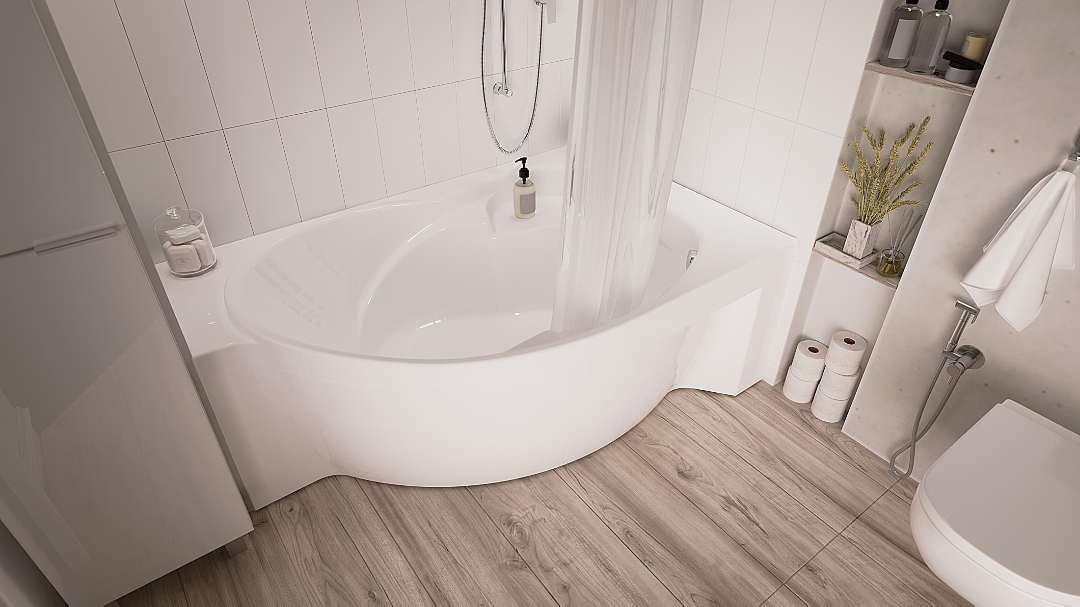Ванна ЭРГОНОМИКА/ERGONOMIKA 1750-1580х1100 R МГ