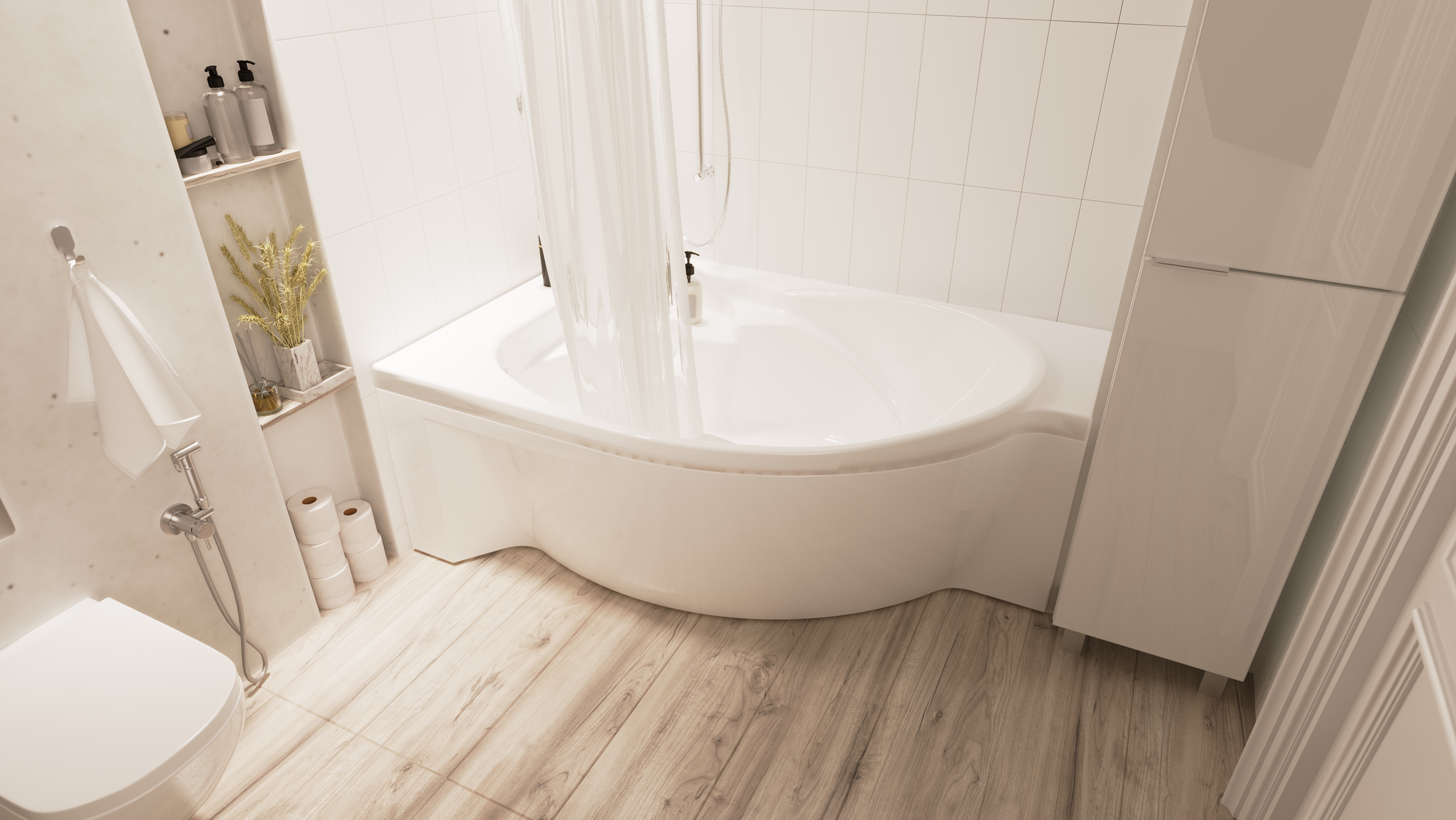Ванна акриловая Marka One ERGONOMIKA 158-175*110